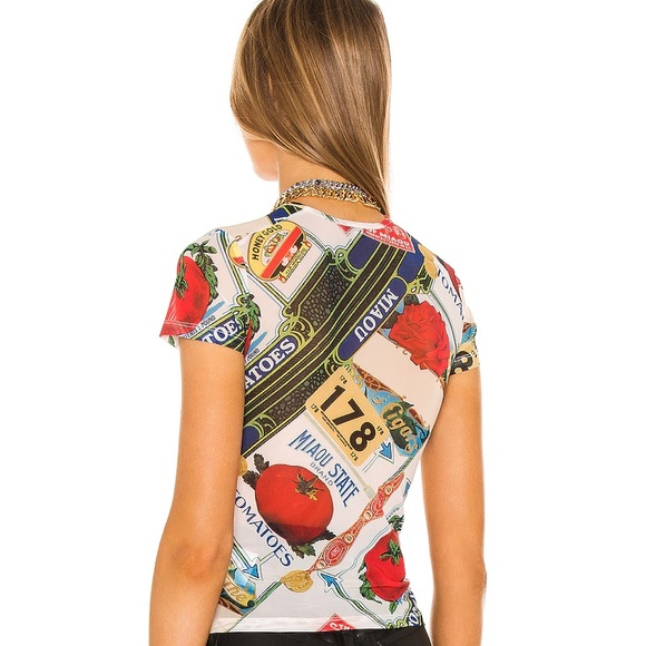 Miami Mini Tee in Figaro, XS - Picture 3 of 4